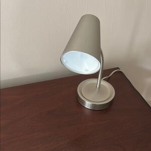 Sleek Silver Desk Lamp